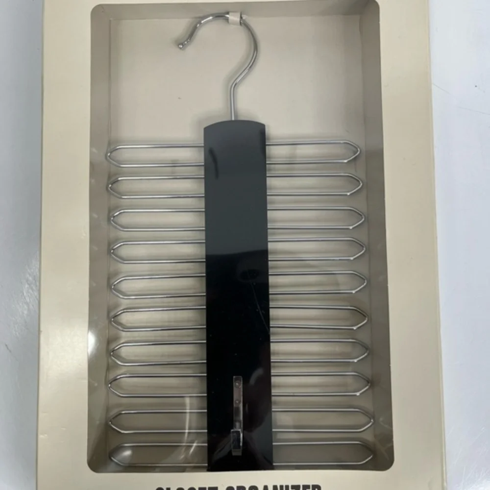 Dockers closet organizer for ties and belts. Great gift for Father’s Day!